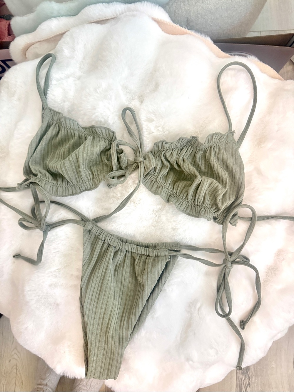 SHEIN | sage green bikini